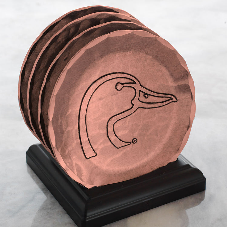 York Round Coaster Set with Caddy