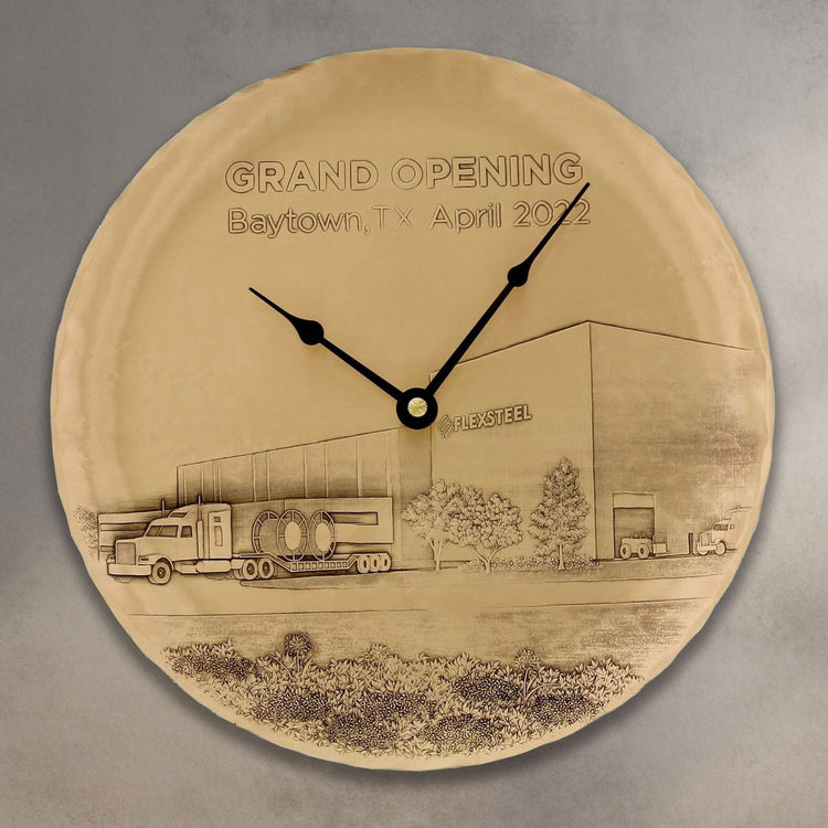 Mercer 9" Plate Clock