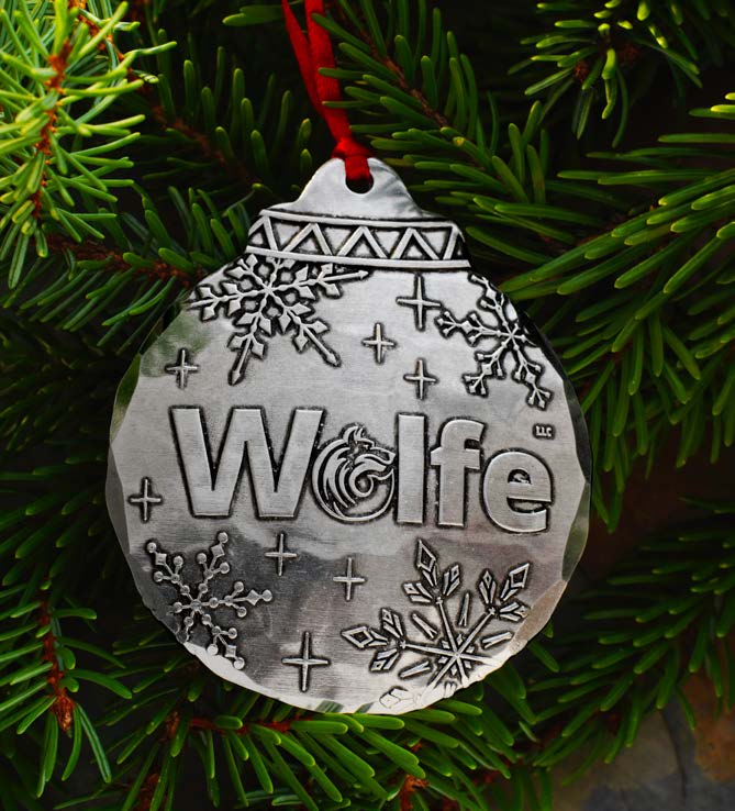 Small Signature Round Ornament