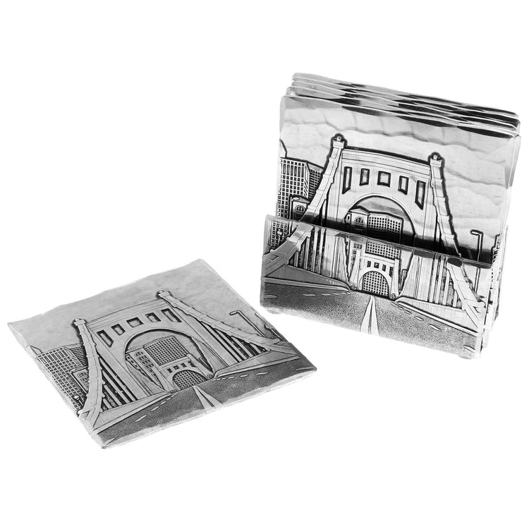 York Square Coaster Set