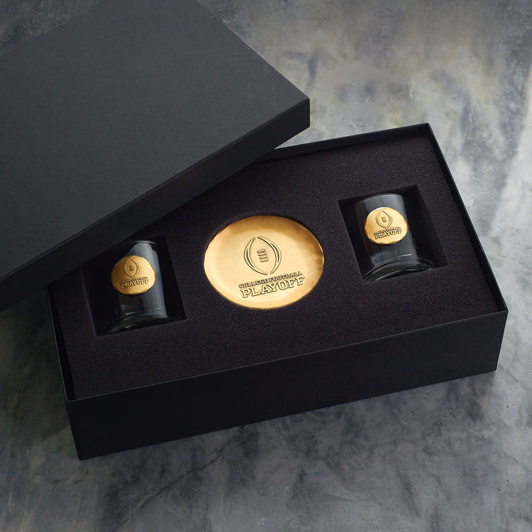 2-Piece Rocks Glass and 2-Piece Coaster Set