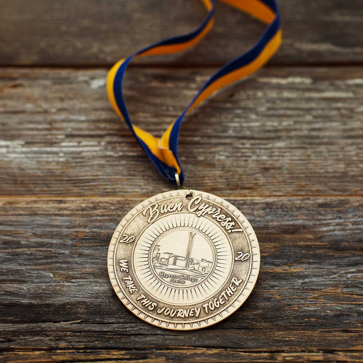 3" Medallion with Neck Ribbon