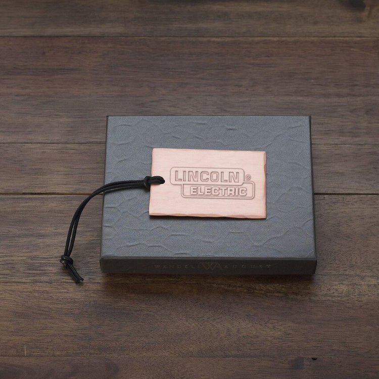 Bag Tag with Leather Cord