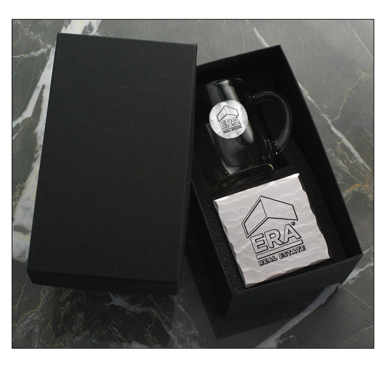 SOHO Single Mug and Square Coaster Set