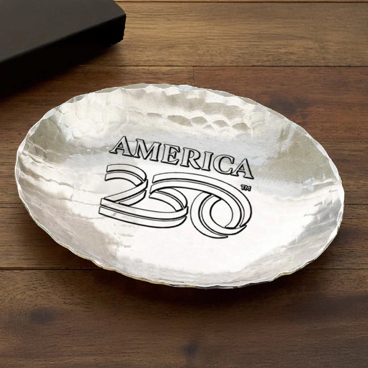 America250 Small Oval Dish with Custom Engraving
