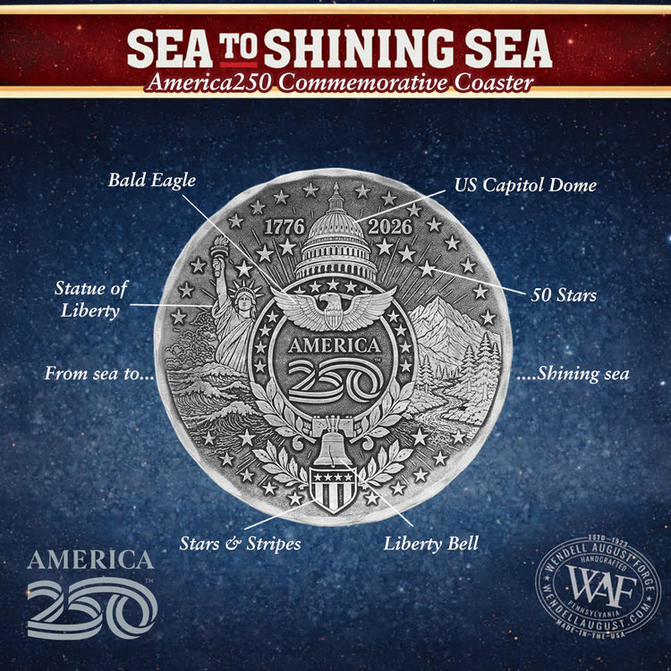 America250 Sea to Shining Sea Coaster with Custom Engraving