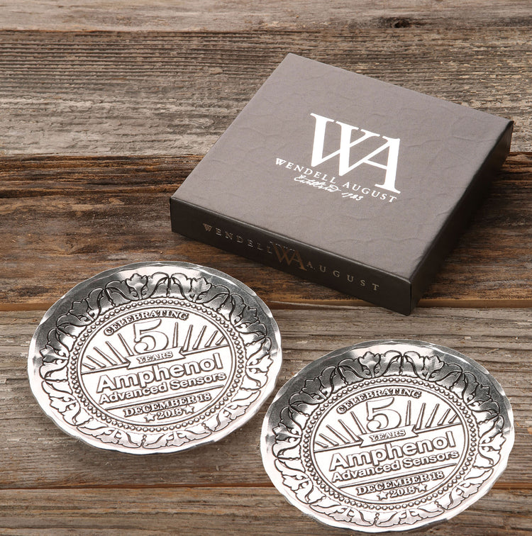 2-Piece York Round Coaster Set