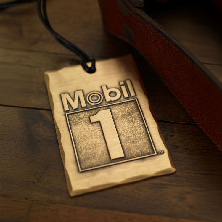 Bag Tag with Leather Cord
