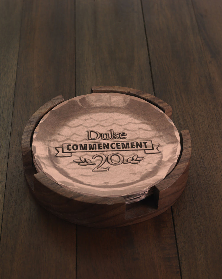 York Round Coaster Set with Stacker