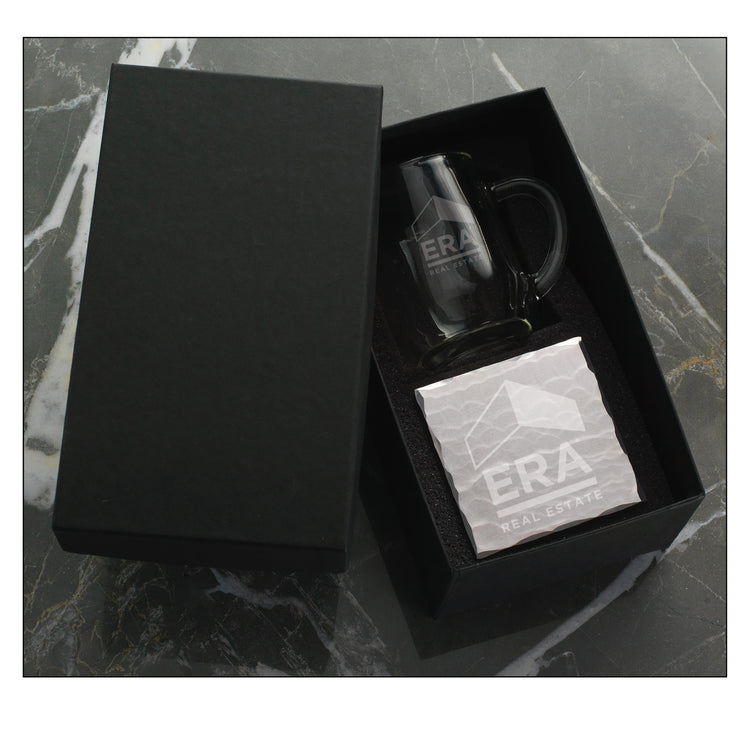 SOHO Single Mug and Square Coaster Set