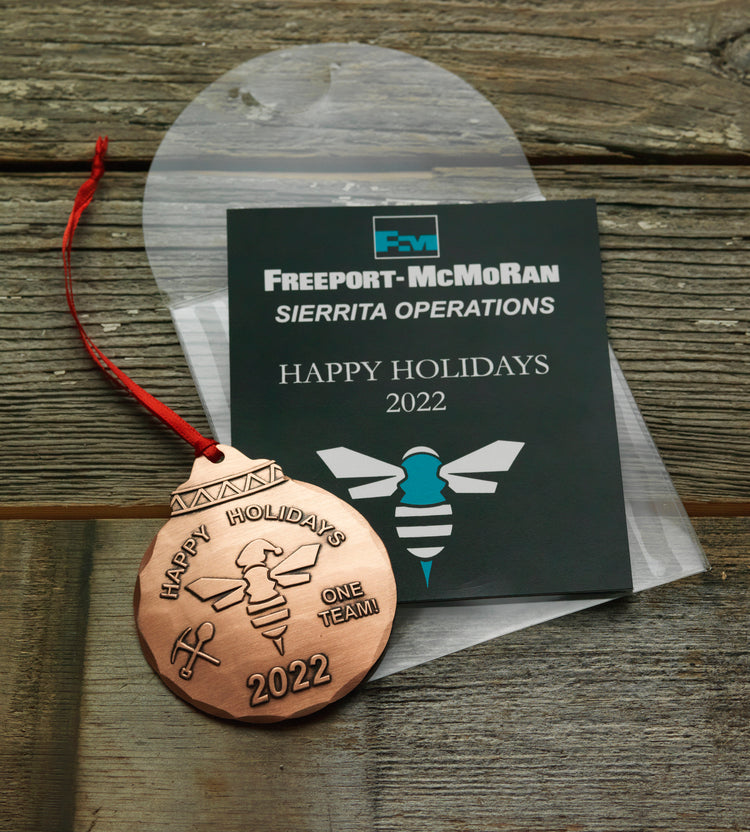 Small Signature Round Ornament