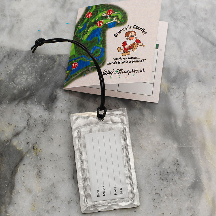 Bag Tag with Leather Cord