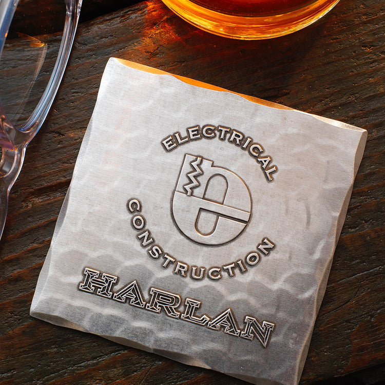 Square Coaster Set with Stacker