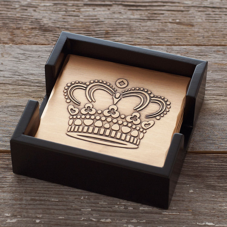 Square Coaster Set with Stacker