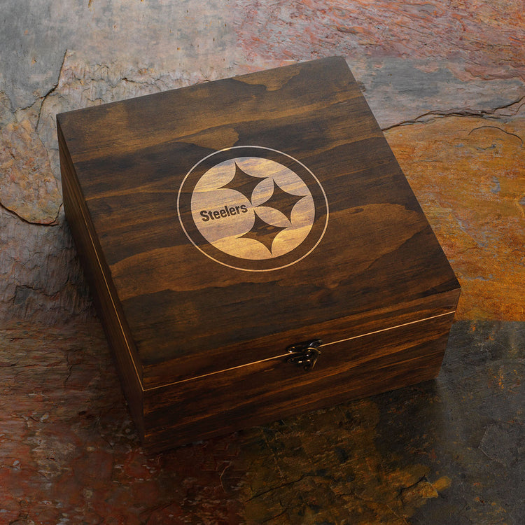 Manhattan 2-Piece Rocks Set in Engraved Box