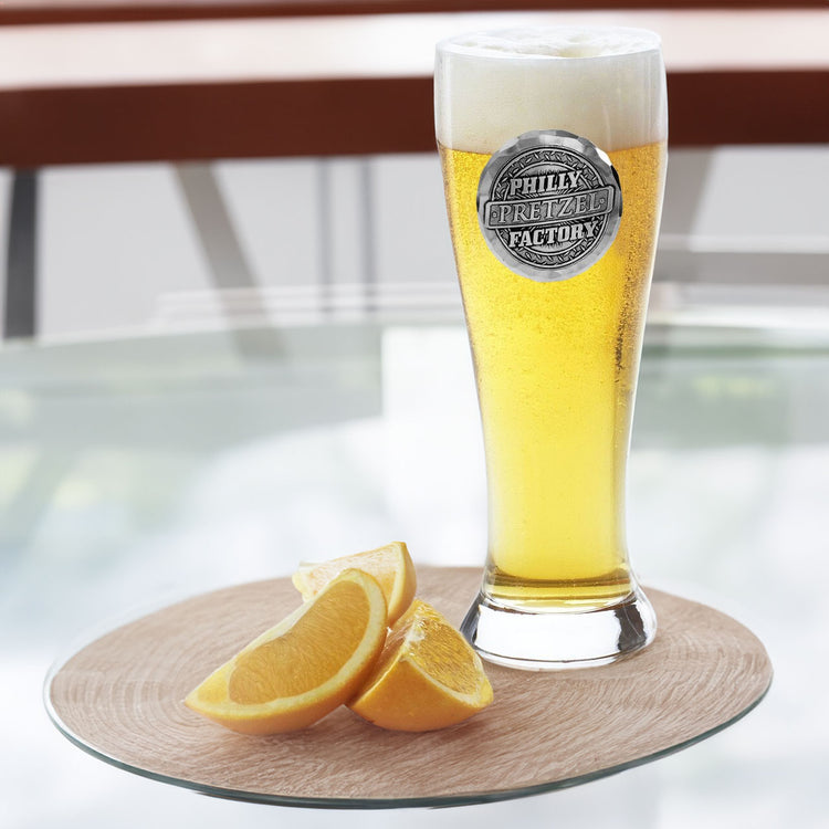 York Pilsner Glass with Medallion