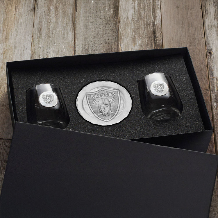 2-Piece Stemless Wine Glass and Coaster Set